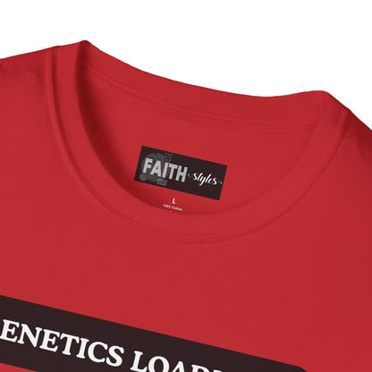 Genetics Loading T-Shirt, Funny Genetics Tee, Gift for Science Lovers, Unisex Humor Shirt, Casual Wear for Every Occasion