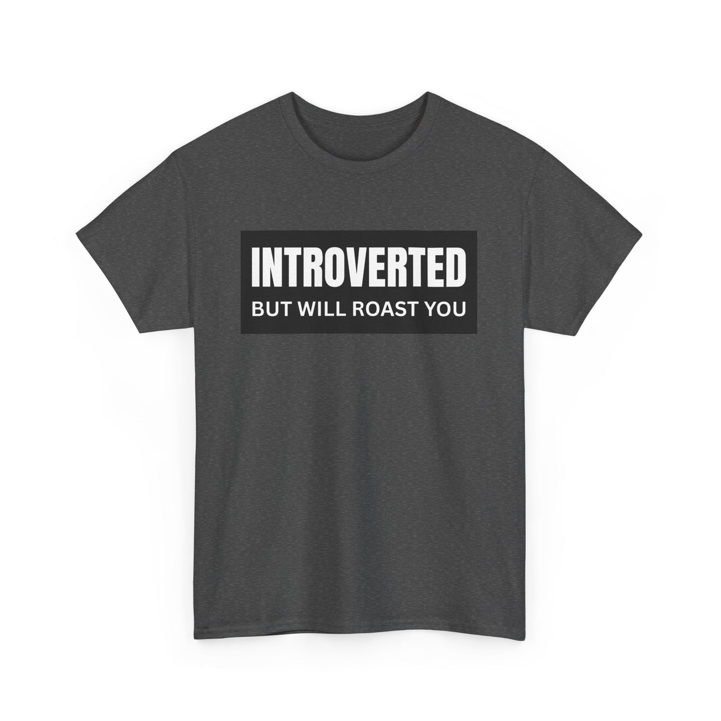 Introverted But Will Roast You Male Tee, Funny T-Shirt for Introverts, Perfect Gift for Friends, Humorous Apparel, Great for Casual [...]