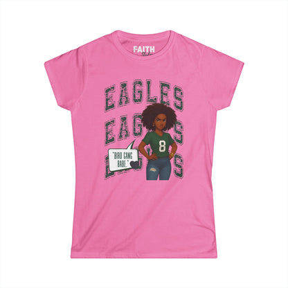 Eagles Game Day Women's Tee, Sports Fan Shirt, Football Season Apparel, Gift for Her, Casual Outfit for Celebrations