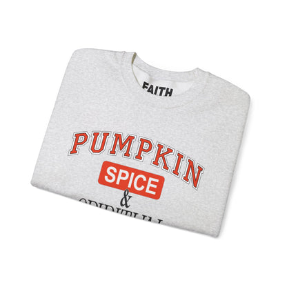 Cozy Pumpkin Spice Sweatshirt, Fall Sweatshirt, Spiritual Advice Crewneck, Autumn Fashion, Thanksgiving Gift, Unisex Sweater
