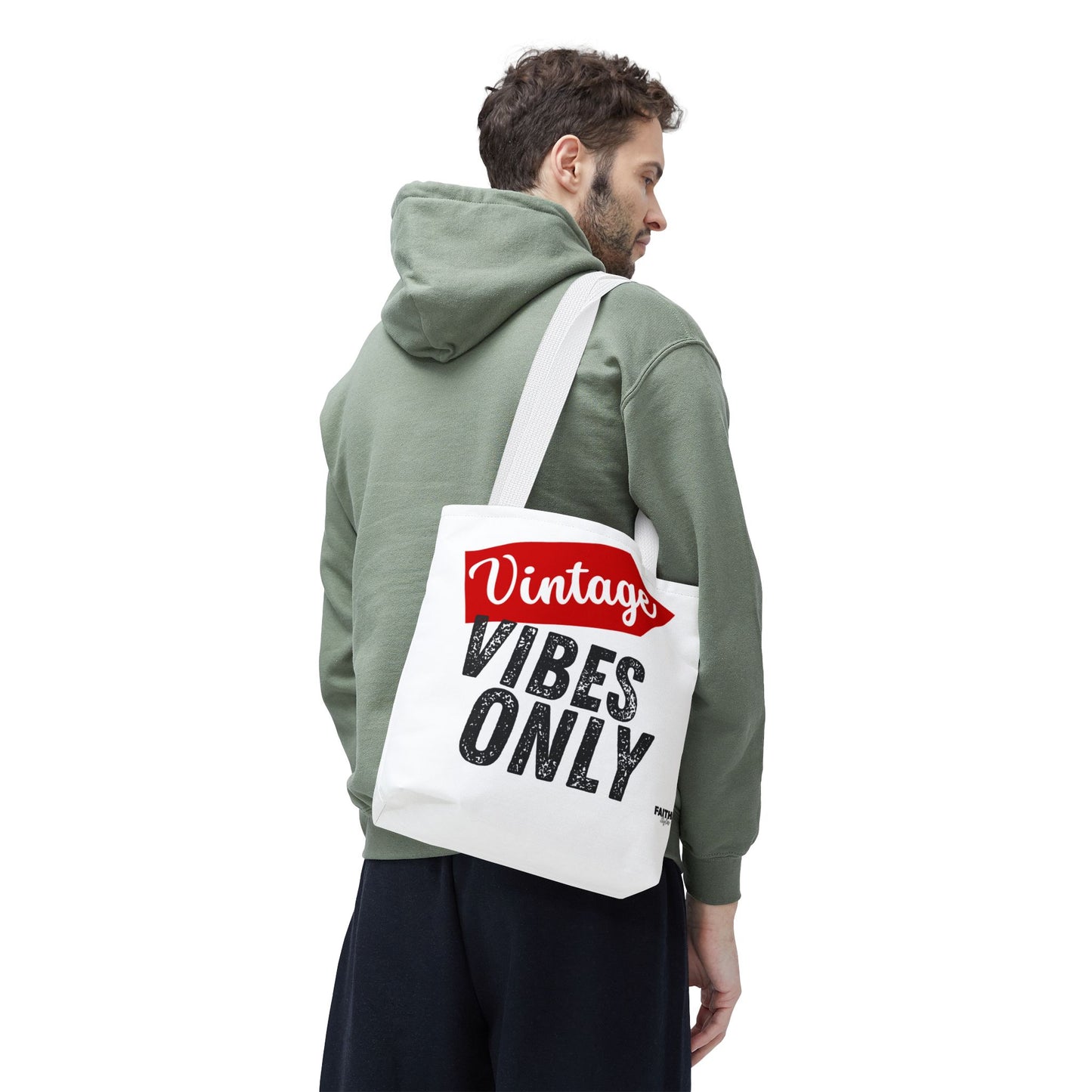 FaithStyles Vintage Vibes Only Tote Bag