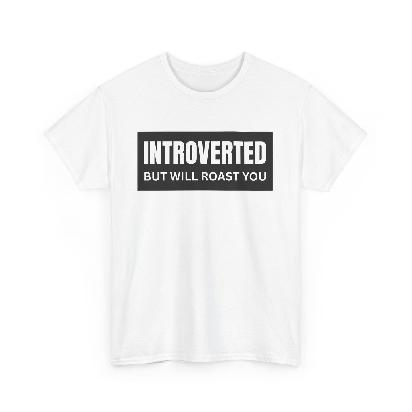 Introverted But Will Roast You Male Tee, Funny T-Shirt for Introverts, Perfect Gift for Friends, Humorous Apparel, Great for Casual [...]