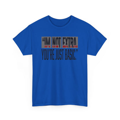 Funny Quote Male Heavy Cotton Tee, Casual T-Shirt for Everyday Wear, Gift for Friends, Birthday Gift, Trendy Statement Shirt