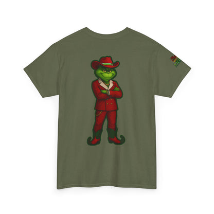 Grinch Inspired in Red Suit Tee — "Nah, I’m Money" Christmas Graphic T-Shirt