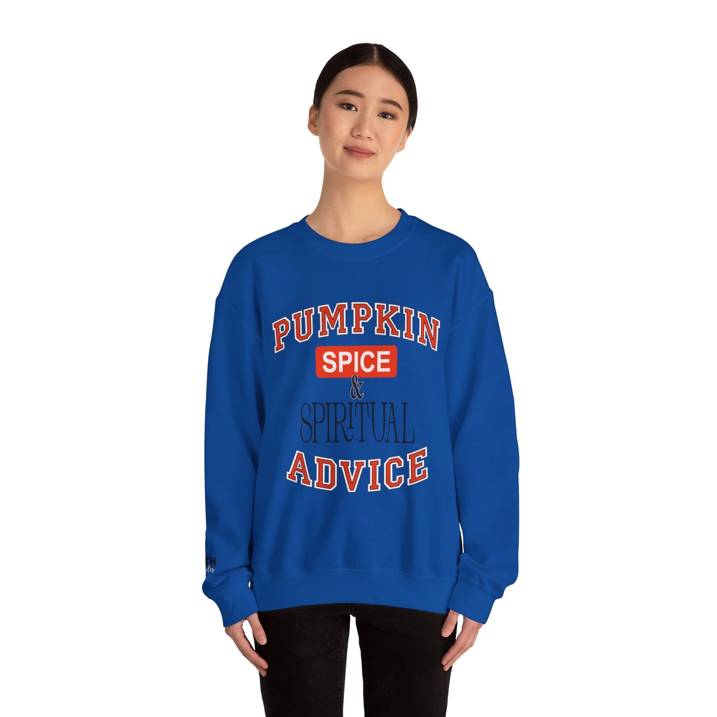 Cozy Pumpkin Spice Sweatshirt, Fall Sweatshirt, Spiritual Advice Crewneck, Autumn Fashion, Thanksgiving Gift, Unisex Sweater