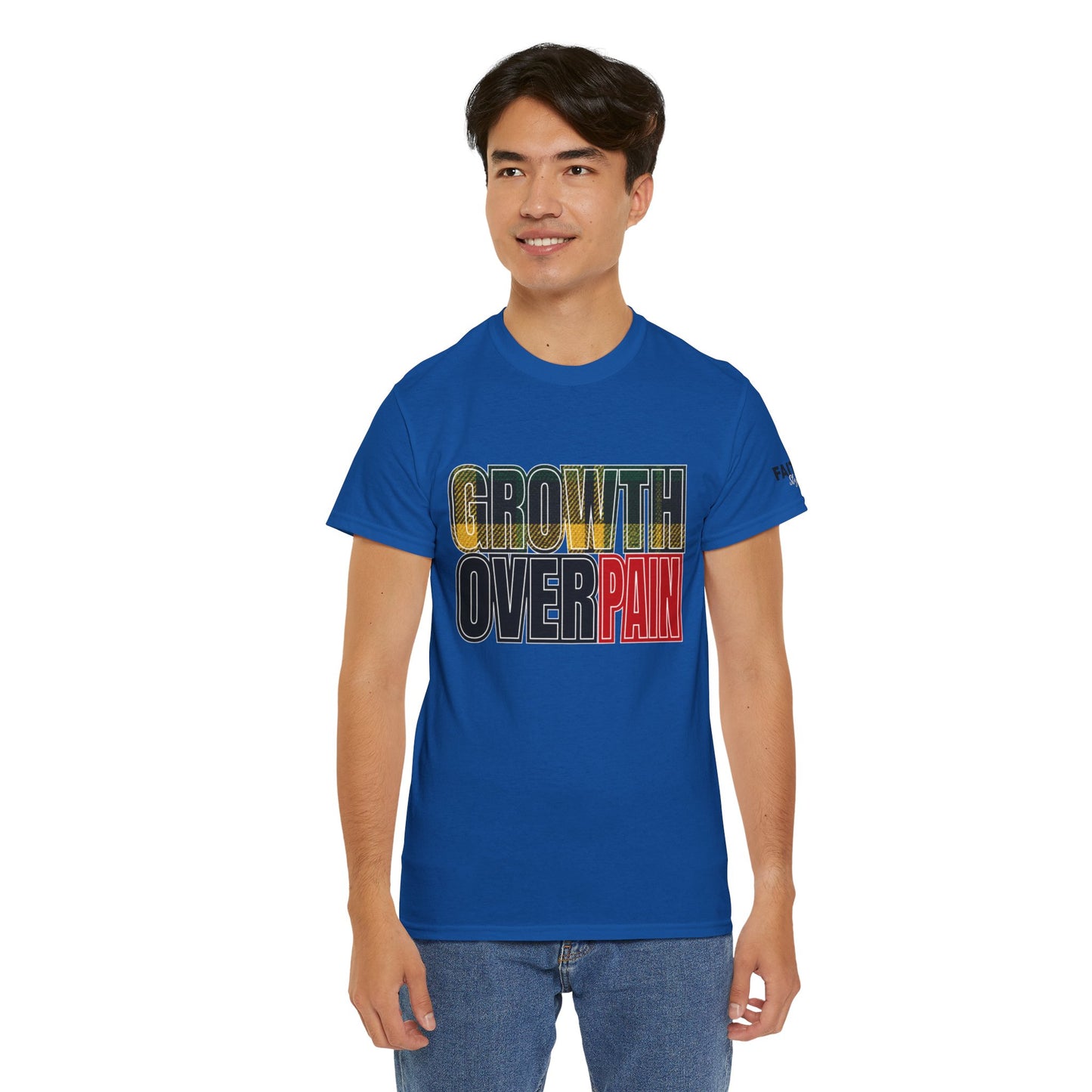 FaithStyles Growth Over Pain T‑Shirt — Motivational Graphic Tee