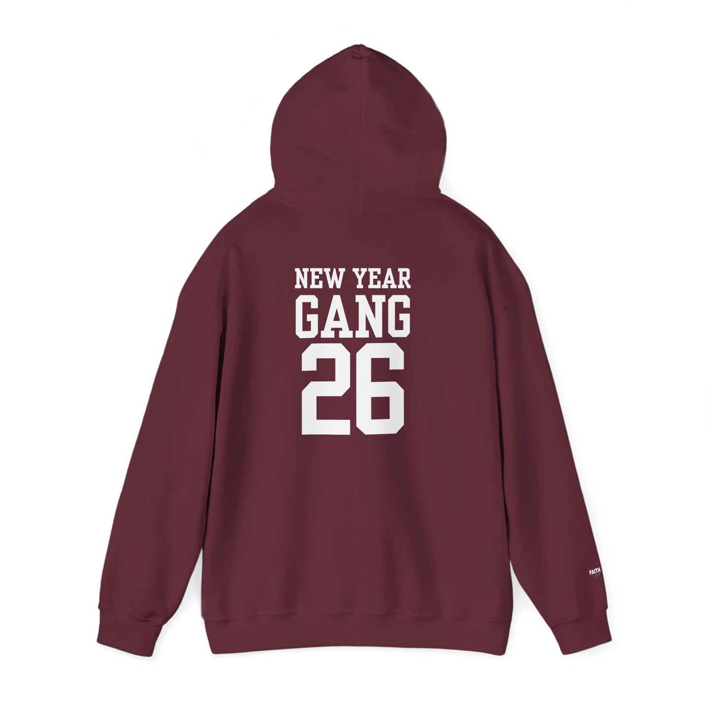 New Year Gang 26 Hoodie — Varsity Style Graphic Pullover