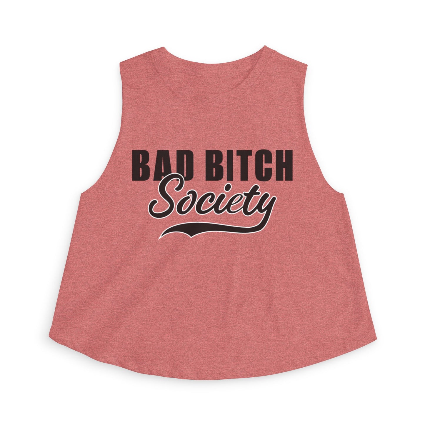 FaithStyles Bad Bitch Society Crop Top — Feminine Bold Graphic Women's Crop
