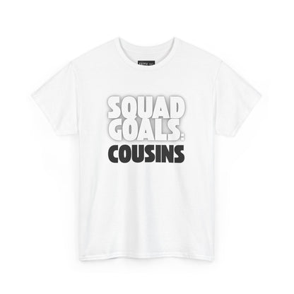 Cousins Squad Goals T-Shirt, Family Reunion Shirt, Unisex Graphic Tee, Cousin Gift, Summer BBQ Style, Matching Family Apparel