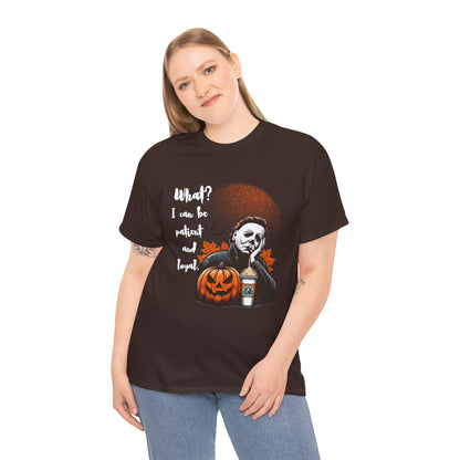 Halloween Graphic Tee, Unisex Cotton T-Shirt, Spooky Autumn Wear, Halloween Costume Top, Funny Horror Shirt