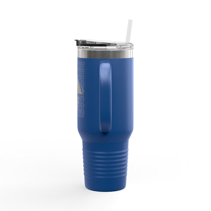 Insulated Travel Mug, 40oz-PAWSITIVE VIBES ONLY