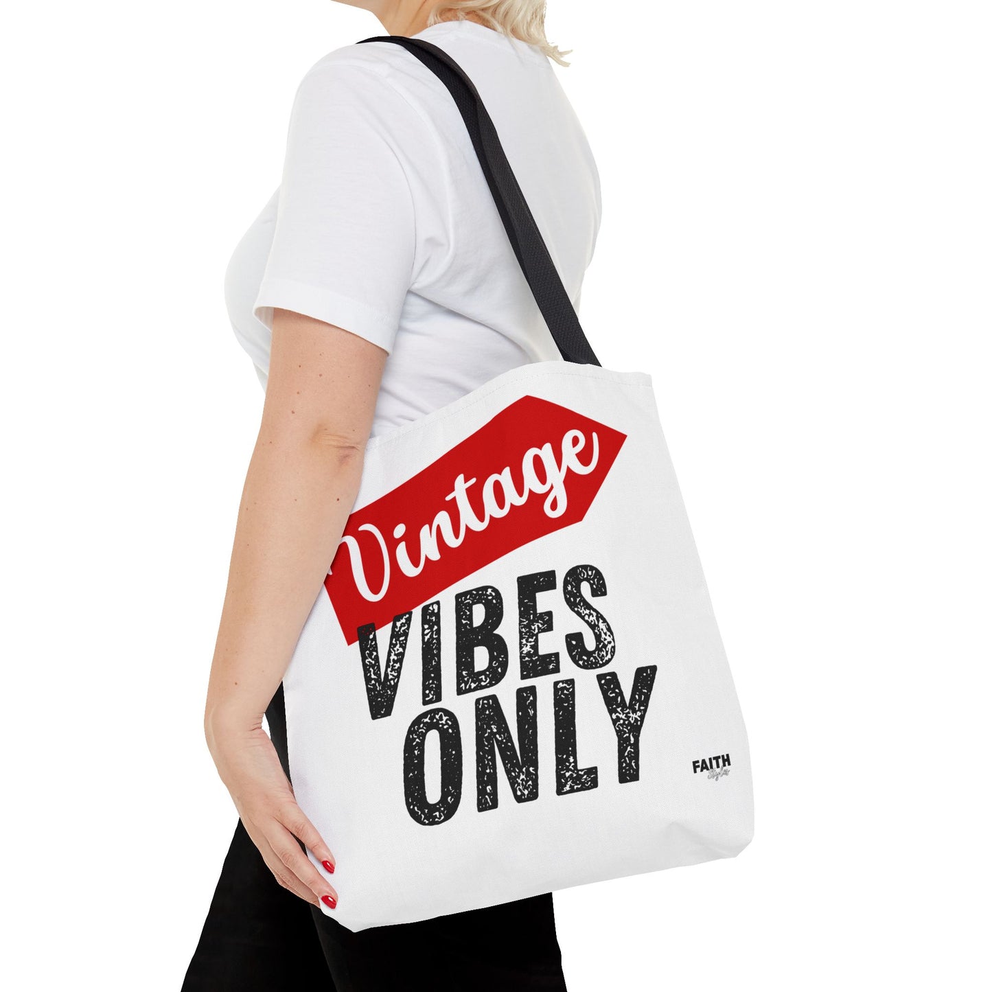 FaithStyles Vintage Vibes Only Tote Bag