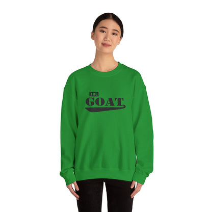 NEW FaithStyles Embroidery GOAT Crewneck Sweatshirt — 'The GOAT' Graphic Pullover