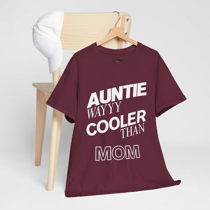 Cool Aunt Unisex Tee - Perfect Gift for Auntie, Family Gatherings, Fun Casual Wear, Birthday Celebration, Mother's Day