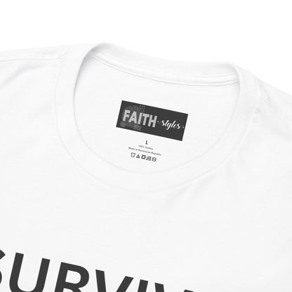Funny Parent Survival Unisex T-Shirt | Gift for New Parents | Parenting Humor Tee | Casual Wear | Holiday Gift Idea