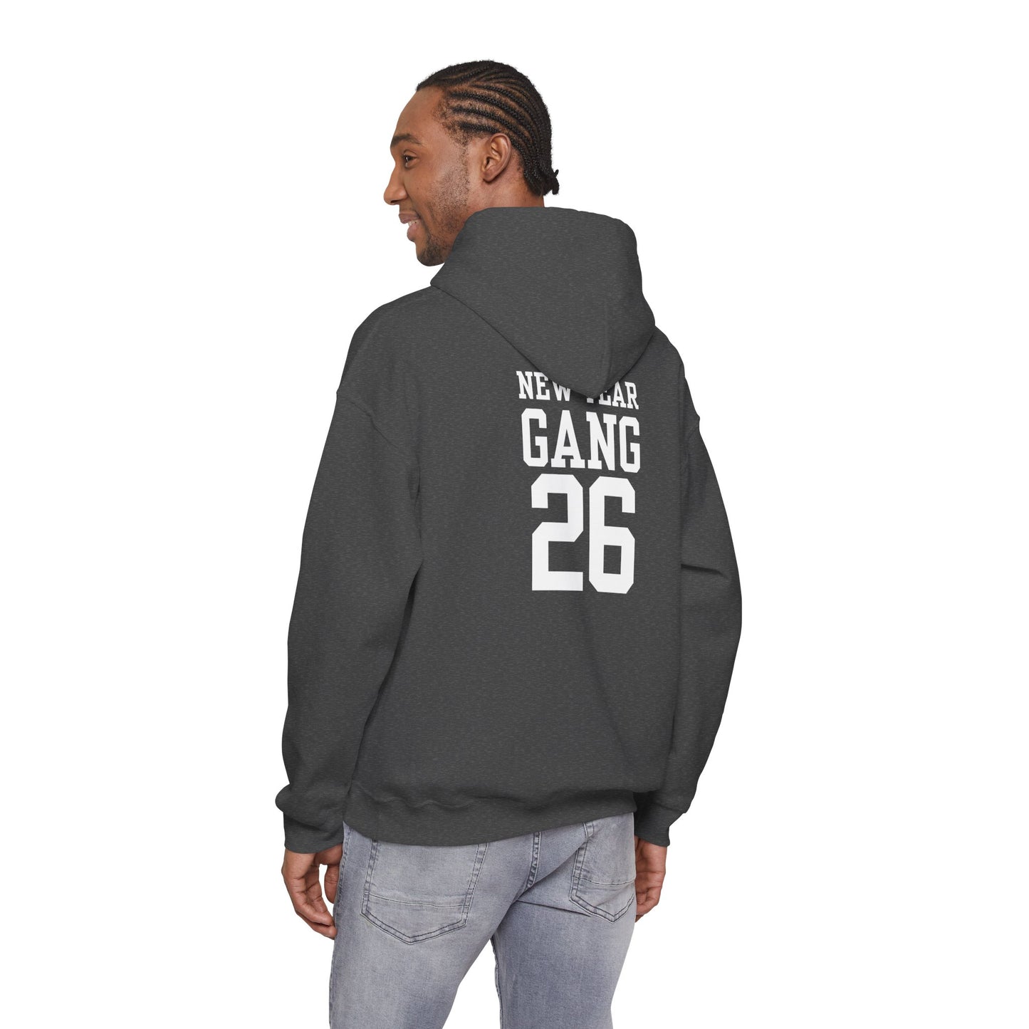 New Year Gang 26 Hoodie — Varsity Style Graphic Pullover