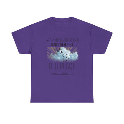 Inspirational Male Graphic Tee, Motivational Shirt, Casual Wear, Gifts for Friends, Peaceful Message, Everyday Comfort