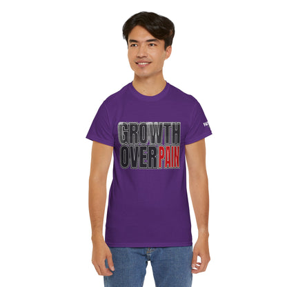 FaithStyles Growth Over Pain T‑Shirt — Motivational Graphic Tee