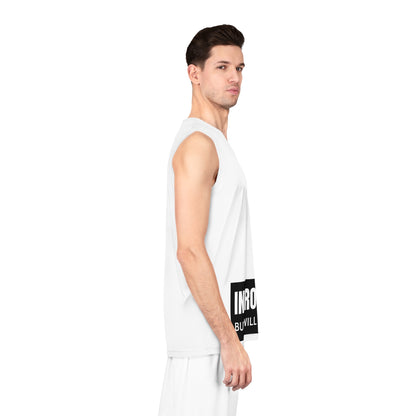Introverted Basketball Jersey - Unique Sportswear, Funny Gift for Introverts, Custom Activewear, Game Day Apparel, AOP Design