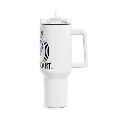 Ice Cold 40oz Tumbler - Perfect Summer Drinkware, Cool Gift for Friends, Pool Parties, Outdoor Events, Motivational Hydration