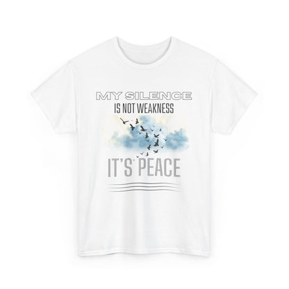 Inspirational Male Graphic Tee, Motivational Shirt, Casual Wear, Gifts for Friends, Peaceful Message, Everyday Comfort