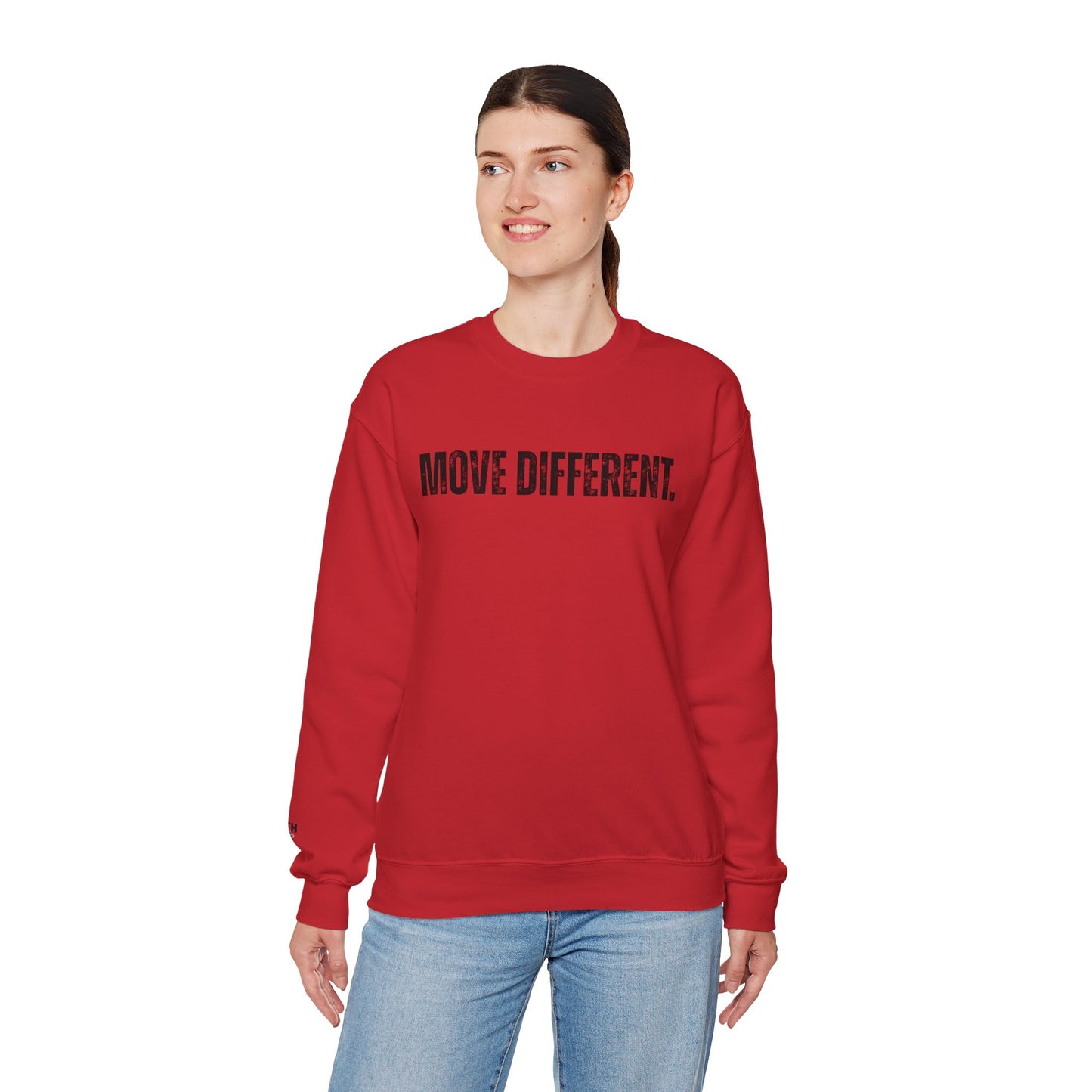 MOVE DIFFERENT. Unisex Crewneck Sweatshirt | Faith Styles®