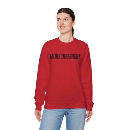 MOVE DIFFERENT. Unisex Crewneck Sweatshirt | Faith Styles®