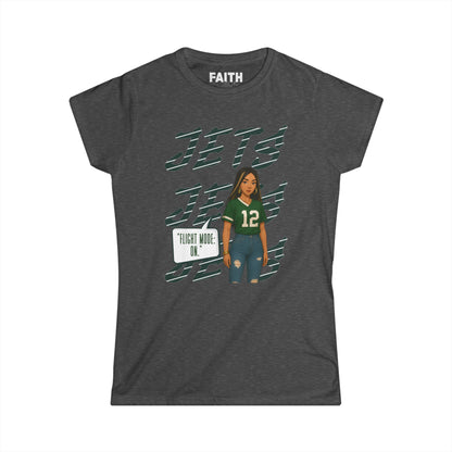 Jets Women's Softstyle Tee - Perfect for Game Day, Sports Fan Gear, Football Celebration, Casual Wear, Gifts for Her