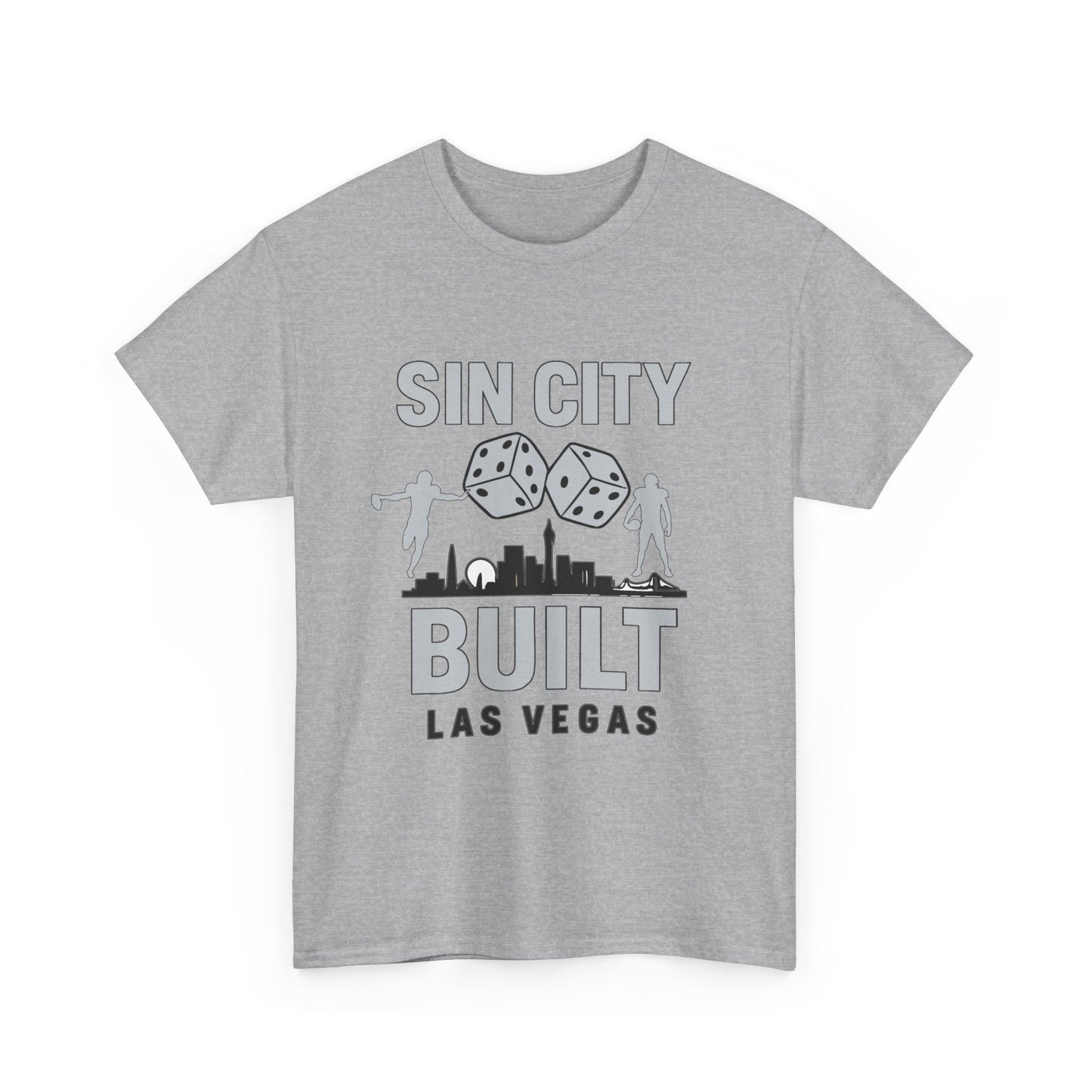 Las Vegas Built Tee, Male Cotton T-Shirt, Sin City Apparel, Casino Lover [...]