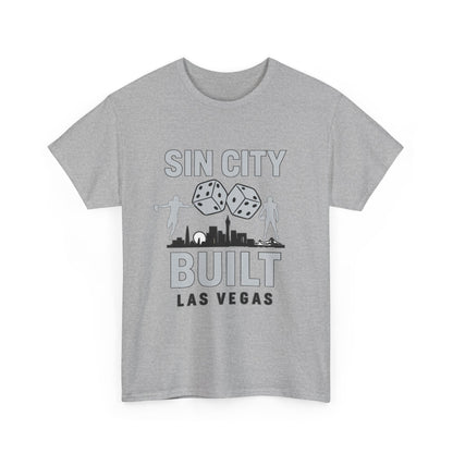 Las Vegas Built Tee, Male Cotton T-Shirt, Sin City Apparel, Casino Lover [...]