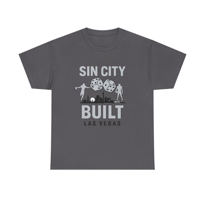 Las Vegas Built Tee, Male Cotton T-Shirt, Sin City Apparel, Casino Lover [...]