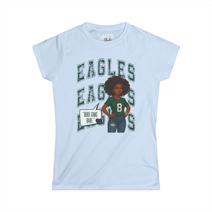 Eagles Game Day Women's Tee, Sports Fan Shirt, Football Season Apparel, Gift for Her, Casual Outfit for Celebrations