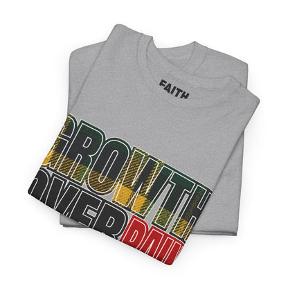 FaithStyles Growth Over Pain T‑Shirt — Motivational Graphic Tee
