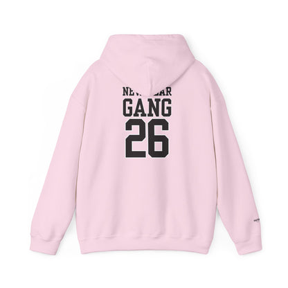 New Year Gang 26 Hoodie — Varsity Style Graphic Pullover
