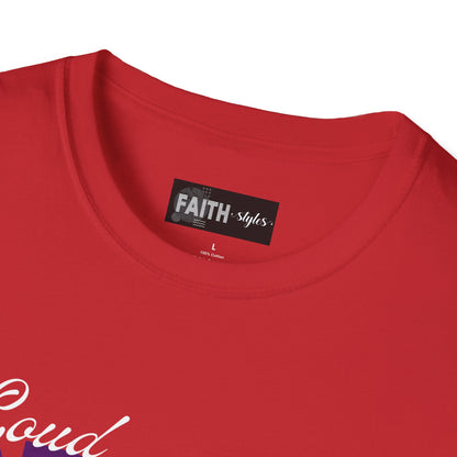 Proud Family Unisex T-Shirt, Lightweight Tee, Family Reunion Gift, Holiday Apparel, Personalized T-Shirt, Soft Cotton Top
