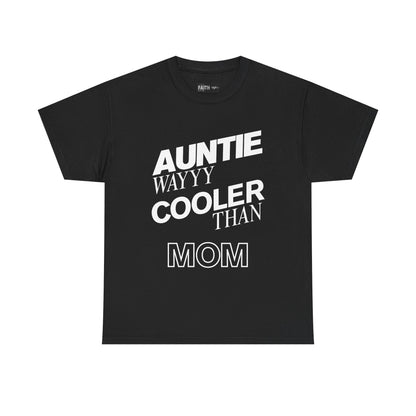 Cool Aunt Unisex Tee - Perfect Gift for Auntie, Family Gatherings, Fun Casual Wear, Birthday Celebration, Mother's Day