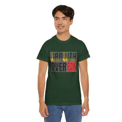 FaithStyles Growth Over Pain T‑Shirt — Motivational Graphic Tee
