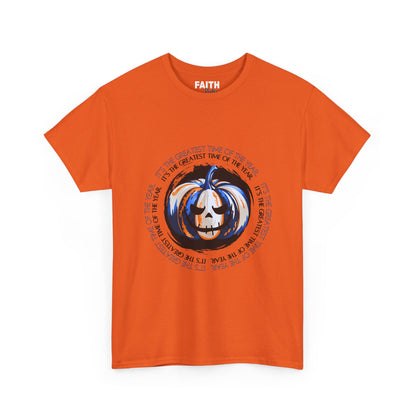 Halloween Pumpkin Tee, Unisex Halloween Shirt, Spooky Fall Apparel, Autumn Outfit, Trick or Treat Gift