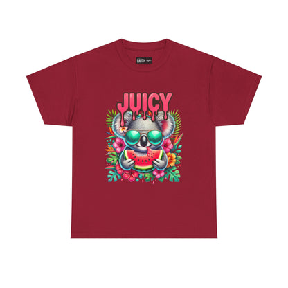 Juicy Watermelon Graphic Tee, Unisex Cotton T-Shirt, Summer Vibes, Beachwear, Fun Casual Wear, Gift for Friends, Festival Apparel
