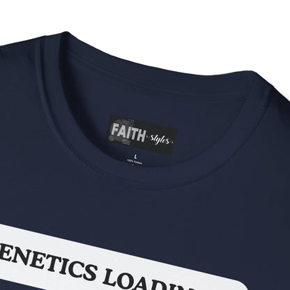 Genetics Loading T-Shirt, Funny Genetics Tee, Gift for Science Lovers, Unisex Humor Shirt, Casual Wear for Every Occasion