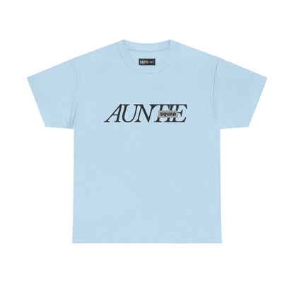 Auntie Squad Unisex Heavy Cotton Tee | Perfect Gift for Aunts | Family Reunion, Birthday, Mother's Day, Casual Wear, Everyday Comfort