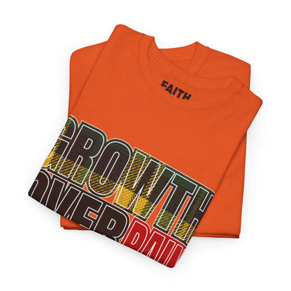 FaithStyles Growth Over Pain T‑Shirt — Motivational Graphic Tee