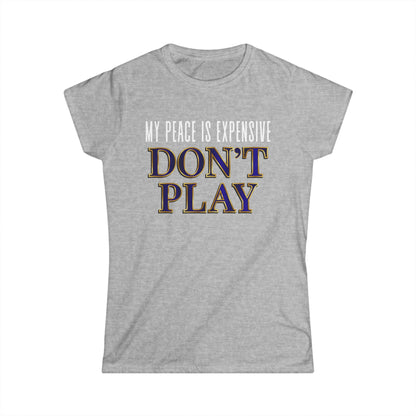 Women's Motivational T-Shirt, Fun Tee for Self-Care, Gift for Meditation Lovers, Casual Wear, Peaceful Vibes, Inspirational Apparel
