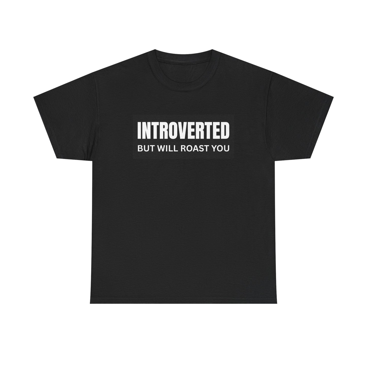 Introverted But Will Roast You Male Tee, Funny T-Shirt for Introverts, Perfect Gift for Friends, Humorous Apparel, Great for Casual [...]