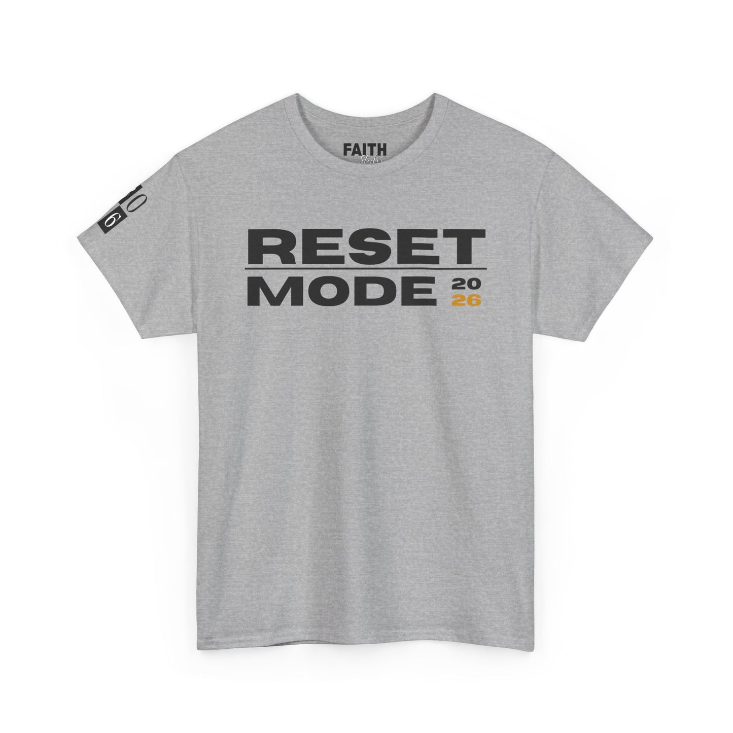 Reset Mode 2026 T-Shirt — Motivational Graphic Tee