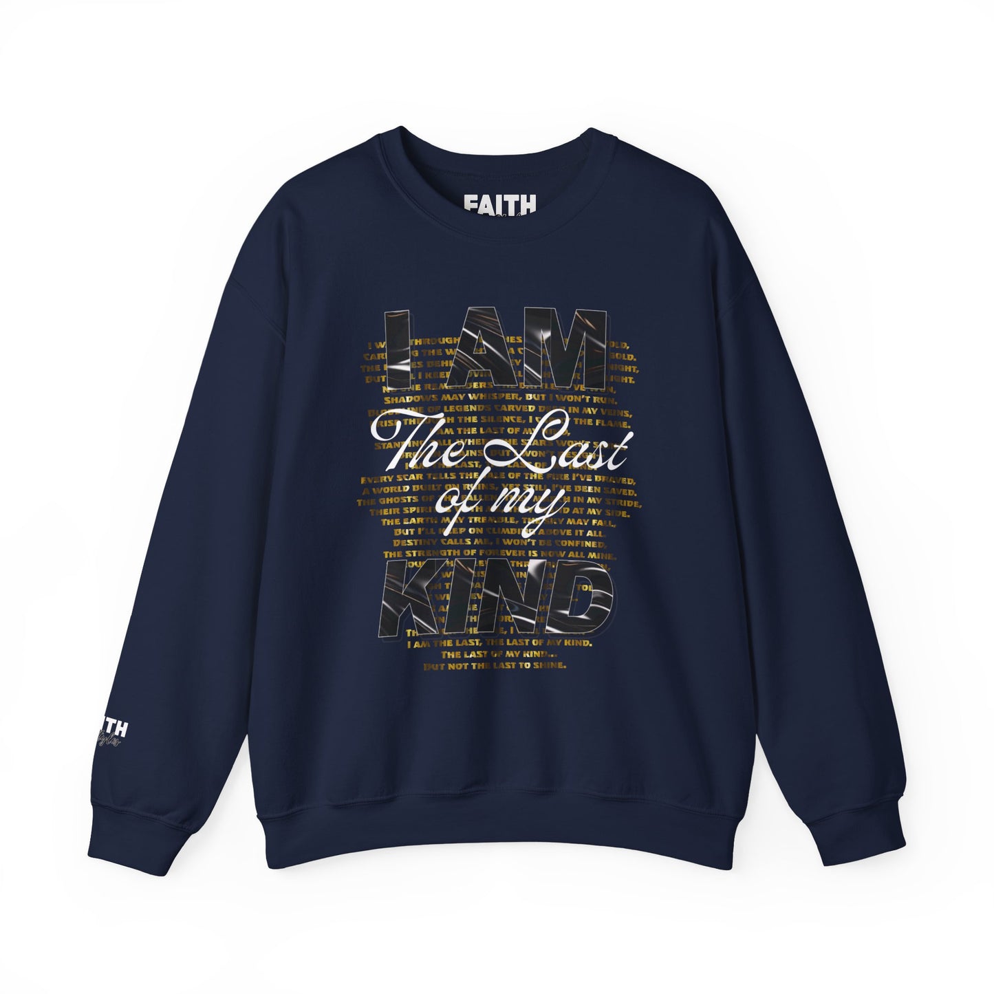 FaithStyles Unisex Heavy Blend™ Motivational Crewneck Sweatshirt - I AM The Last of my KING, Inspirational Gift for Him/Her, Cozy Fall Layer, [...]