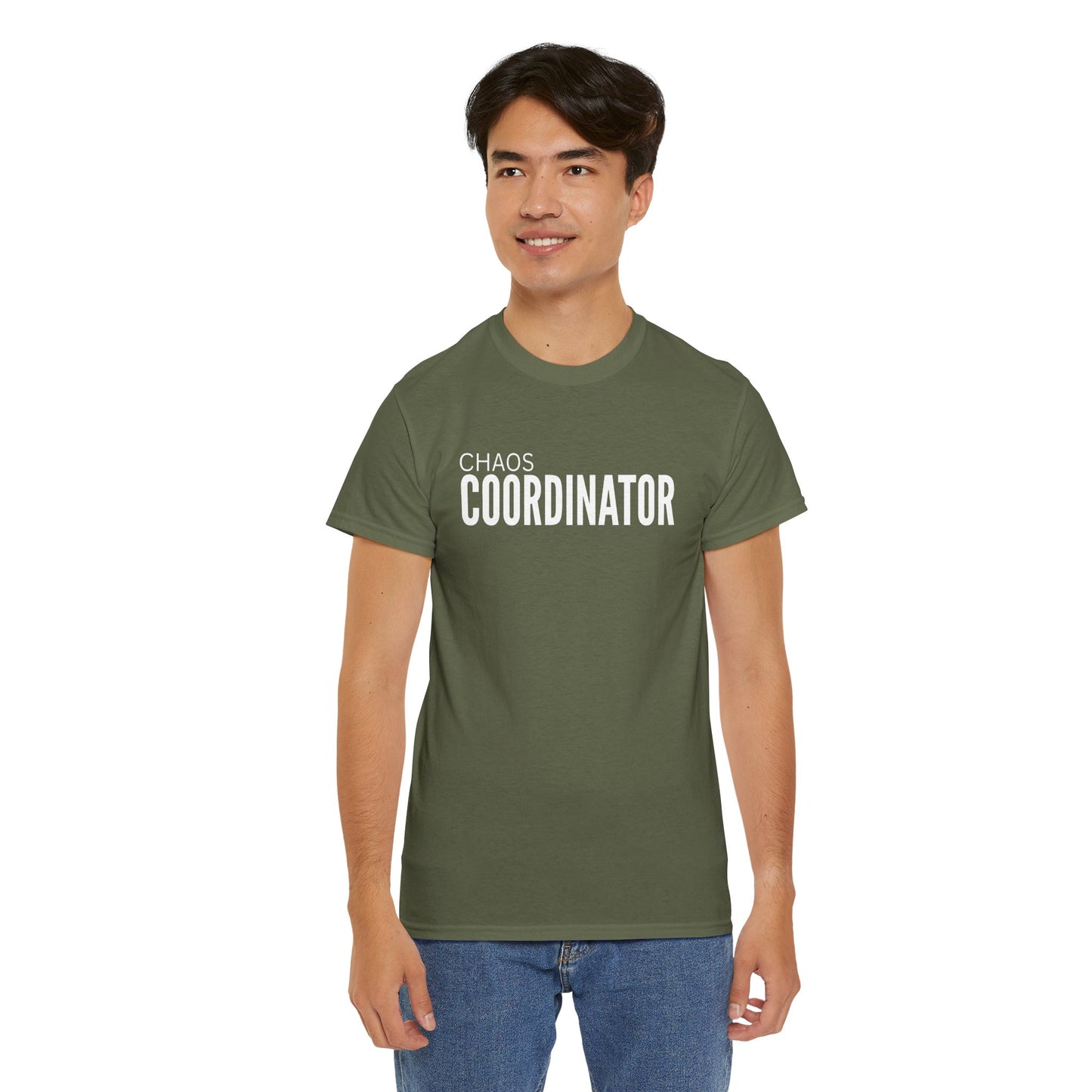 Chaos Coordinator Unisex Cotton Tee, Funny T-Shirt for Moms, Gift for Event Planners, Casual Wear, Birthday Present