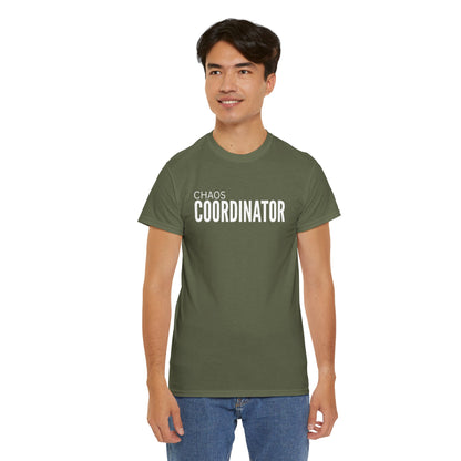 Chaos Coordinator Unisex Cotton Tee, Funny T-Shirt for Moms, Gift for Event Planners, Casual Wear, Birthday Present