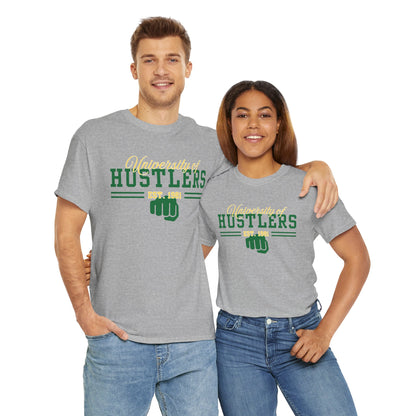 Hustlers Unisex Heavy Cotton Tee - Casual Style, Streetwear, Graphic Tee, Gift for Entrepreneurs, Cool Summer Shirt