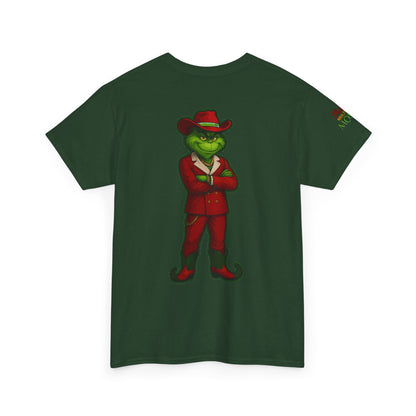 Grinch Inspired in Red Suit Tee — "Nah, I’m Money" Christmas Graphic T-Shirt